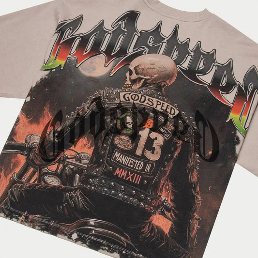 GODSPEED Biker Nation Tee (stone wash)