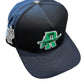 ROUGHPLAY Black and Green Logo Hat