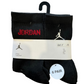 JORDAN 6 Pack Black Red and White Crew Socks