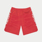 GODSPEED Court Side Tie Dye Sweatshorts (red)