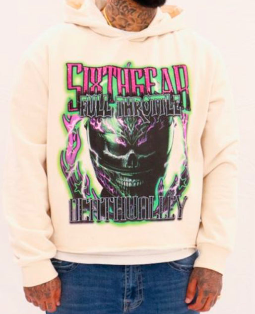 RAD BOYZ Death Valley Hoodie (cream)