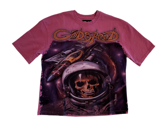 Godspeed Space Traveler Tee (Pink)