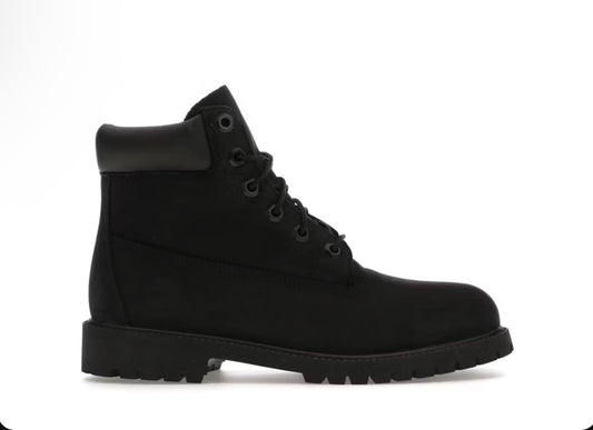 Timberland 6 Inch Boot Black Nubuck Premium (PS)