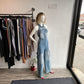 Vogue Women’s light Denim Collared Jumpsuit