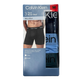 CALVIN KLEIN Microfiber Boxer Briefs (navy/lightblue/green)