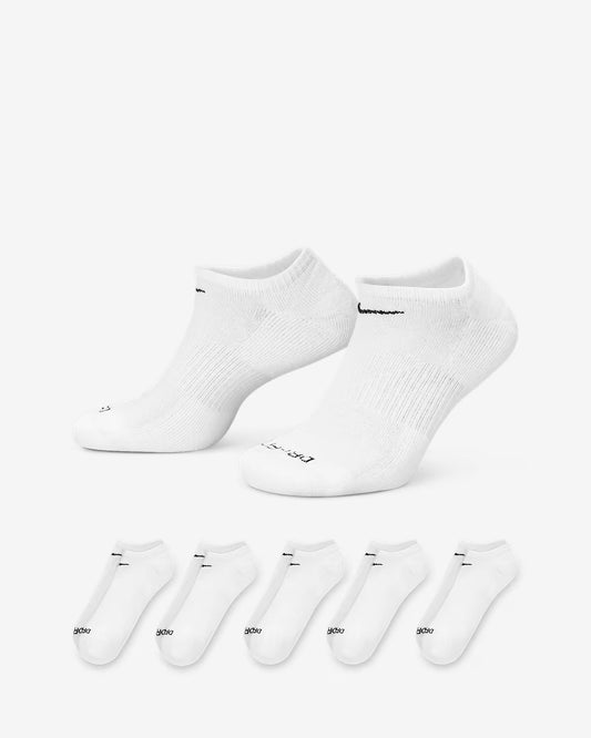 NIKE 6 Pack White No Show Socks
