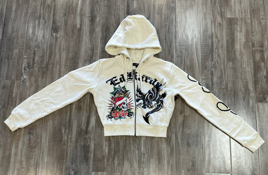 ED HARDY HOODIE (white)