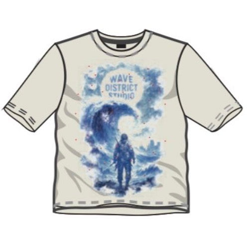 MR.WAVE PURSUIT TEE (CREAM)