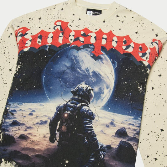 GODSPEED No Looking Back LS T-Shirt (creme)