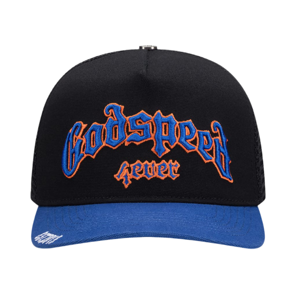 GODSPEED GS Forever Trucker Hat (Black/Blue/Orange)