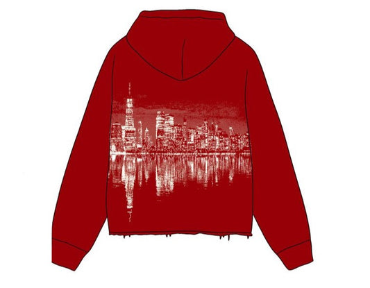 MR.WAVE Libertad Wave Hoodie (red)