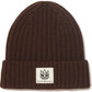 CULT Shimuchan Logo Knit Hat (vintage brown)
