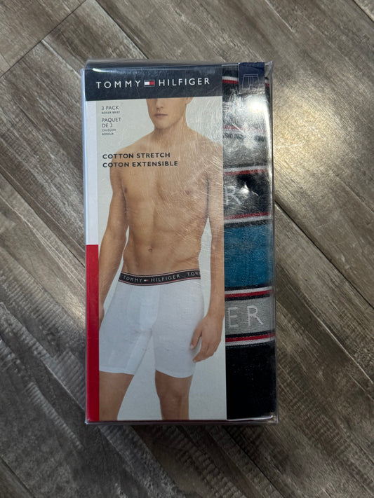 TOMMY HILFIGER Cotton Stretch Boxers (Grey,LightBlue,Blue)