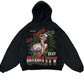 Mr.Wave “The FLOWERS SHE W ANTS HOODIE (BLACk)