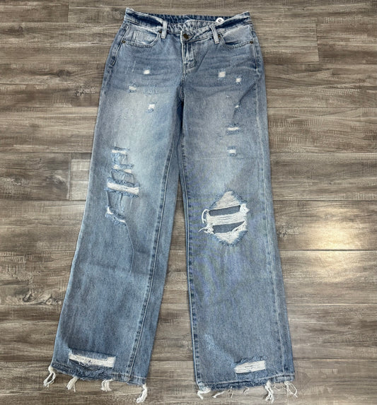 Vogue WOMEN’S Straight Leg Jeans - Medium Blue Wash