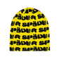 SP5DER Fuzzy Logo Skully (black/yellow)