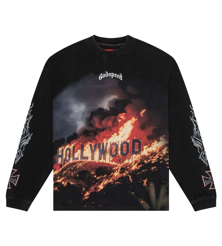 GODSPEED Hollywood Inferno LS T-shirt (black)