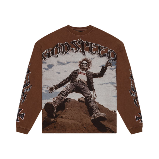 GODSPEED Rocker LS Thermal T-shirt (brown)