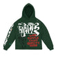 MR.WAVE Wave World Crop Hoodie (green)