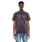 CULT Short Sleeve Crew Neck Tee “IDK IDC IDGAF” (charcoal black)