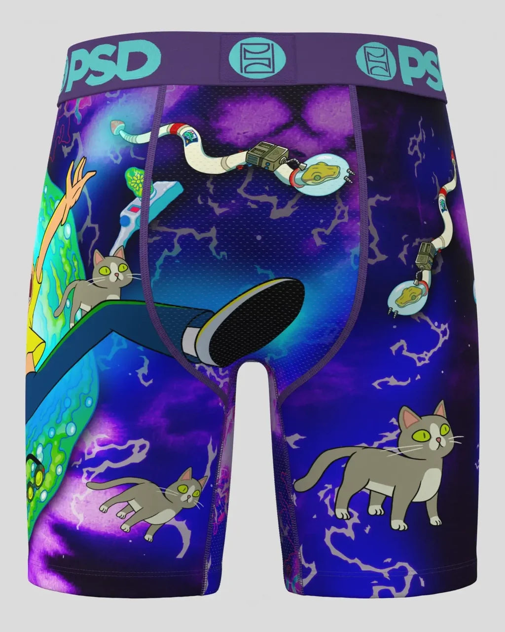 PSD Rick and Morty Purple Days Boxer Brief