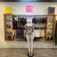 WOMEN’S SILVER TWO PIECE TOP