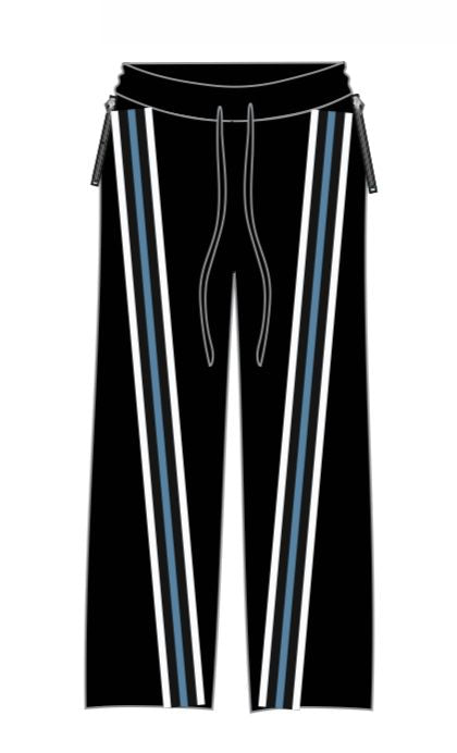 MR.WAVE CREW DISTRICT SWEATPANTS (BLACK/BLUE)