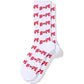 Bape Wh/Red Socks