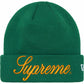 SUPREME New Era Script Beanie (green)