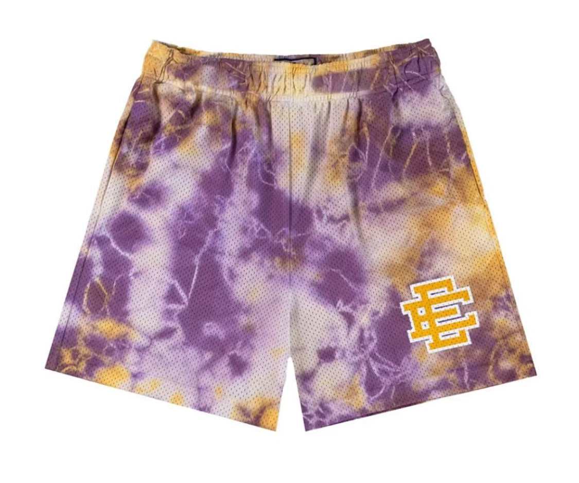 Eric Emanuel EE Basic Short ‘Purple Tie Dye/Yellow’