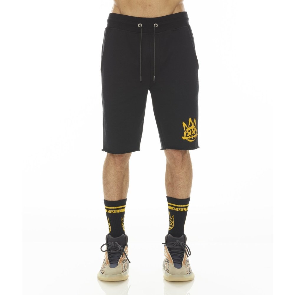 CULT OF INDIVIDUALITY BLACK SWEAT SHORT