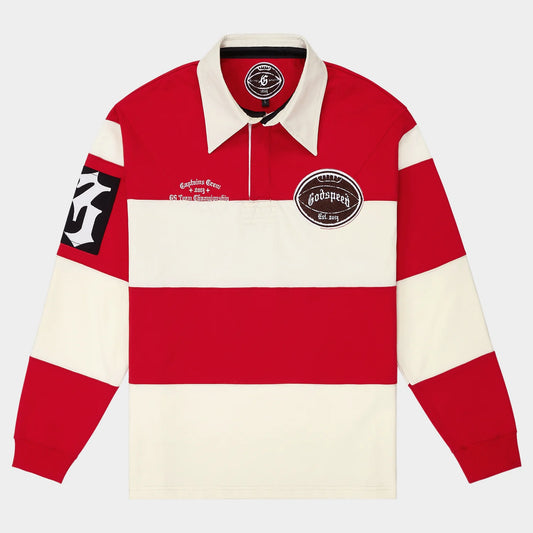 Godspeed Classic Field Rugby Shirt (Cream/Red)
