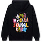 Anti Social Social Club Torn Pages Of Our Story Zip Up Hoodie