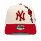 Polanco Caps New York Yankees Iced-Out Red and Beige Hat