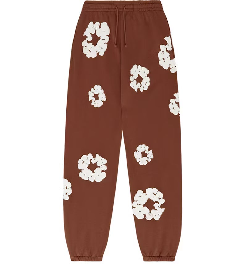 Denim Tears Cotton Wreath Sweatpants Brown
