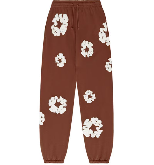 Denim Tears Cotton Wreath Sweatpants Brown