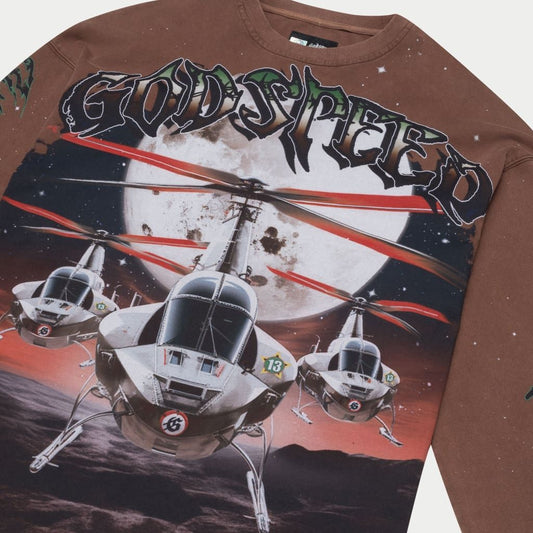 GODSPEED Air Strike LS T-Shirt (mocha)