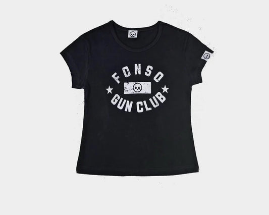FONSO baby tee gun club (BLACK)