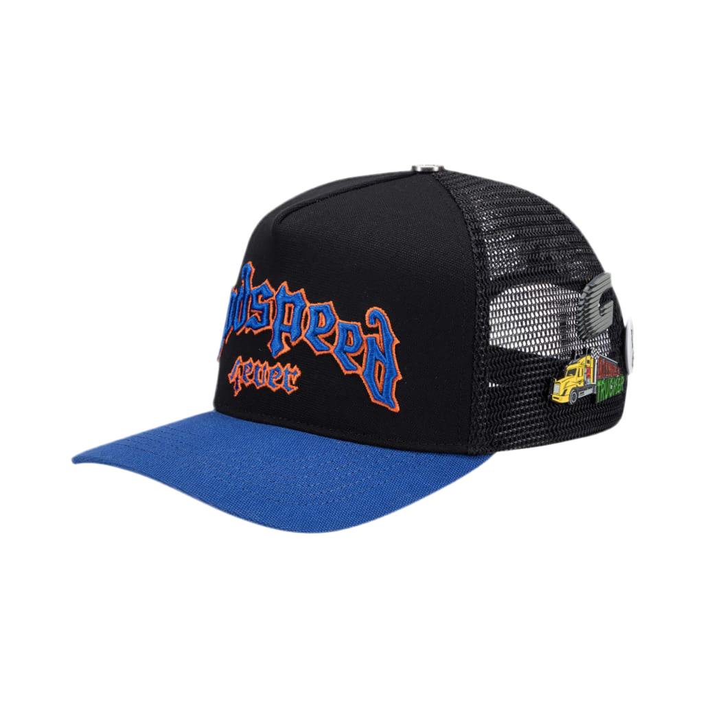 GODSPEED GS Forever Trucker Hat (Black/Blue/Orange)