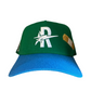 ROUGHPLAY Green and Blue Hat