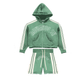 ROUGHPLAY STRIPE SHORT SET (GREEN)