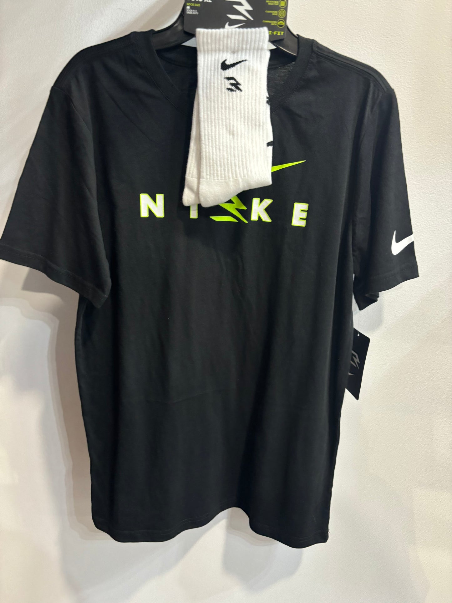 NIKE 2 Piece Set Neon/Black