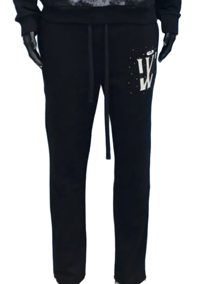 Mr.Wave WDS Cut and Sew Sweatpants (Black)