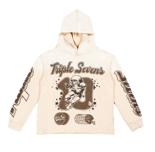 TRIPLE SEVENS All Star Football Hoodie (brown)