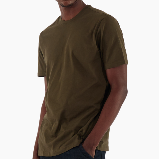 RICH COTTON Olive Preshrunk T-shirt