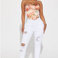 Stretch Skinny Jeans - White