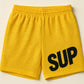 SUP Yellow Black Shorts