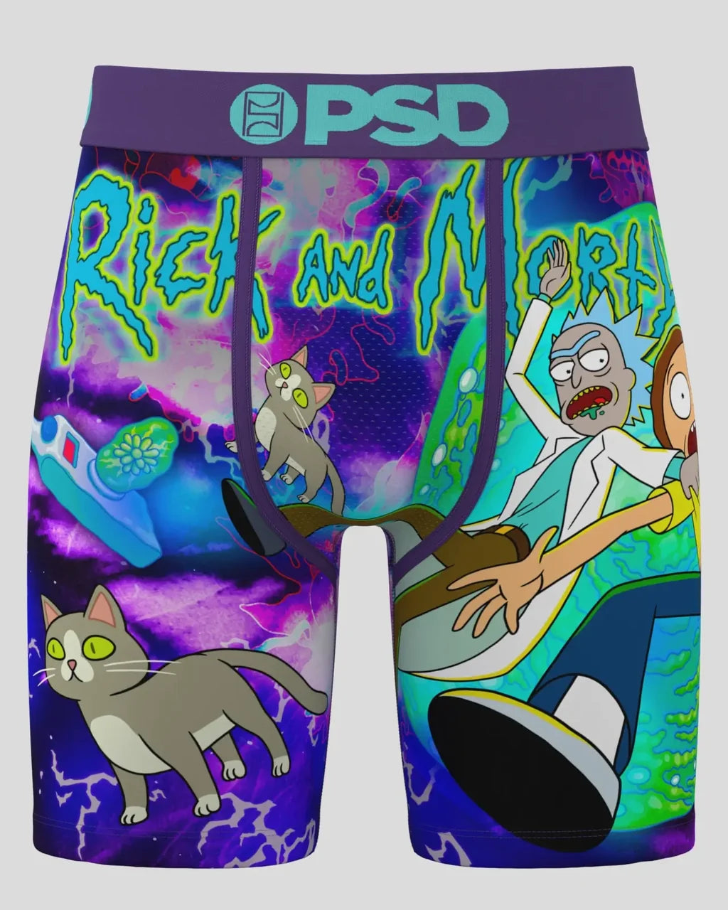 PSD Rick and Morty Purple Days Boxer Brief