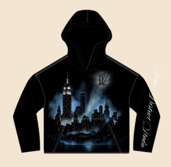 MR.WAVE DISTRICT GOTHAM HOODIE (Black)
