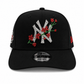 Polanco Caps New York Yankees Iced-Out Black Floral Hat